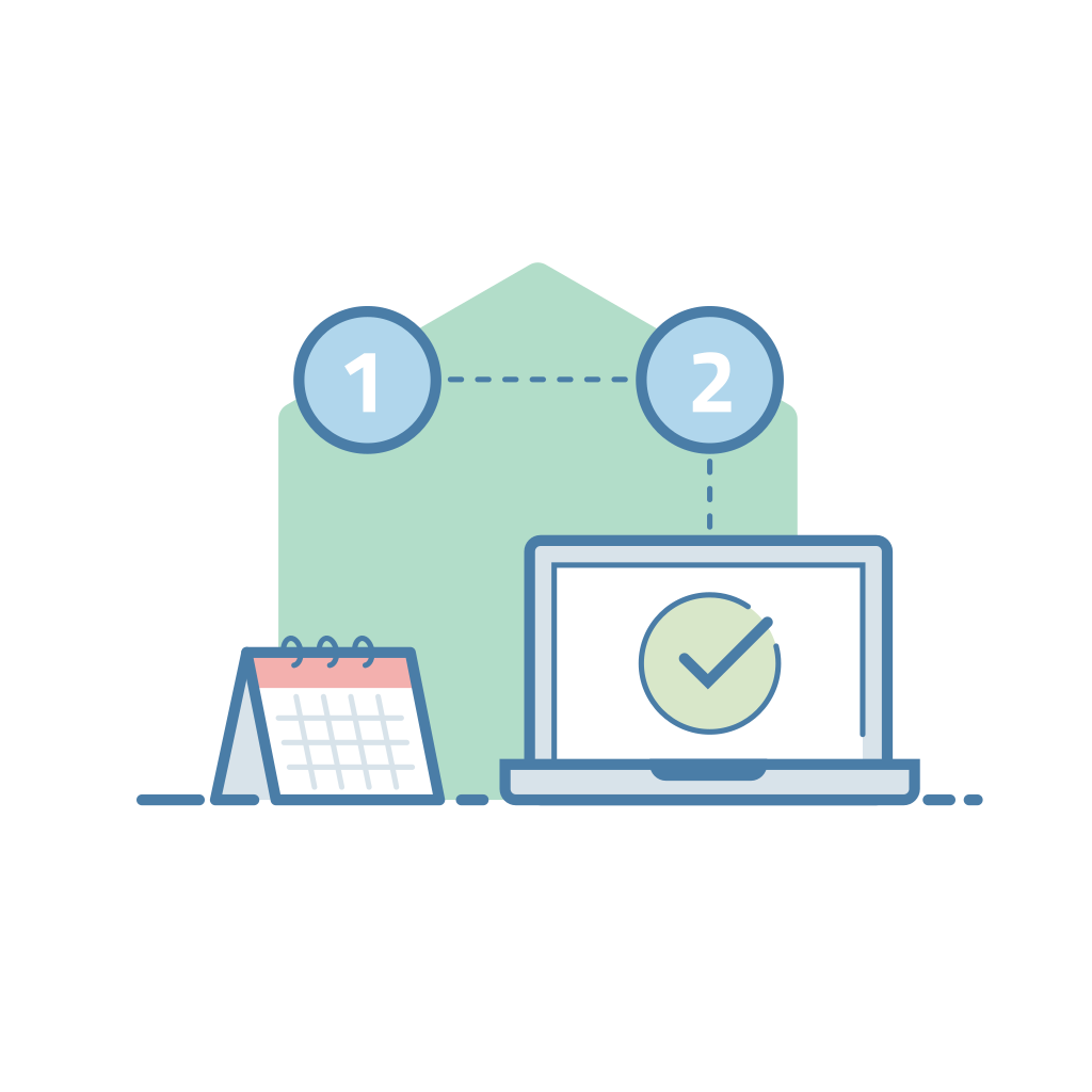 Implementation icon. Integration Notebook.