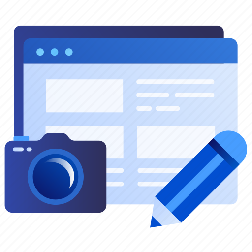 Article, content, online, photo, web, picture, blogger icon - Download on Iconfinder