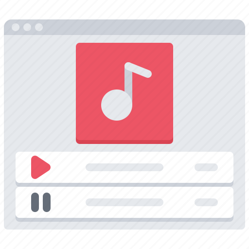 Content, music, page, player, ui, website icon - Download on Iconfinder
