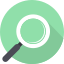 find, look, magnifying glass, search 