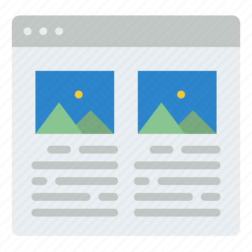 Article, column, photos, two icon - Download on Iconfinder