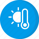 weather, cloudy, forecast, temperature, thermometer