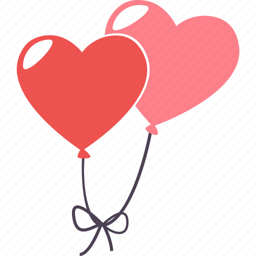 Wedding, balloon, day, romantic, schedule, valentine, heart icon - Download on Iconfinder