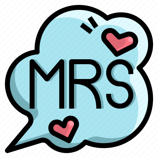 Bride, love, man, marriage, mrs, text icon - Download on Iconfinder