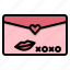 invitations, letter, love, valentine, wedding, xoxo 