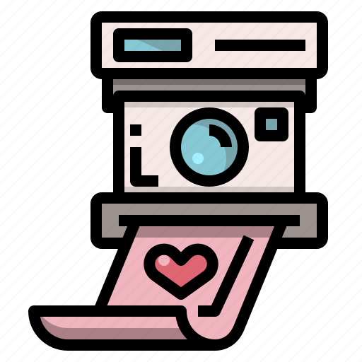 Camera, love, photo, picture, polaroid, wedding icon - Download on Iconfinder