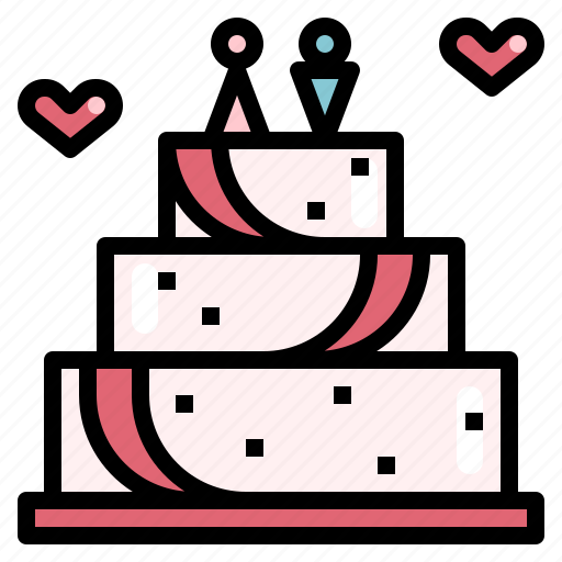 Cake, celebration, couple, love, marriage, wedding icon - Download on Iconfinder