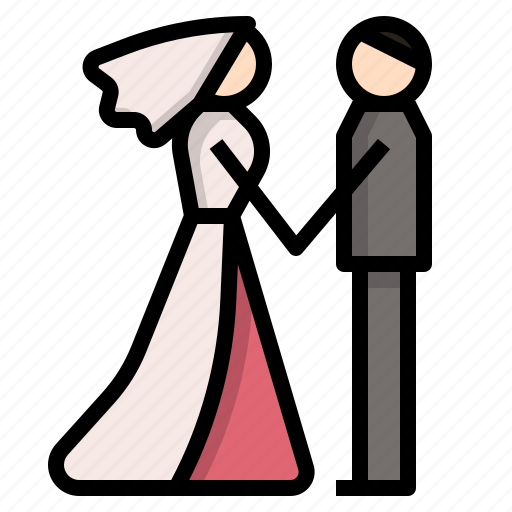 Bride, couple, groom, love, married, wedding icon - Download on Iconfinder