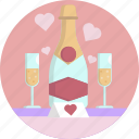 wedding, celebration, love, champagne, drink, toast