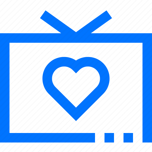 Heart, love, monitor, screen, television, tv, wedding icon - Download on Iconfinder