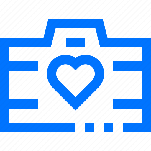 Camera, heart, love, media, romance, valentine, wedding icon - Download on Iconfinder