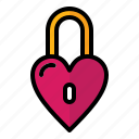 lock, love, marriage, padlock, wedding