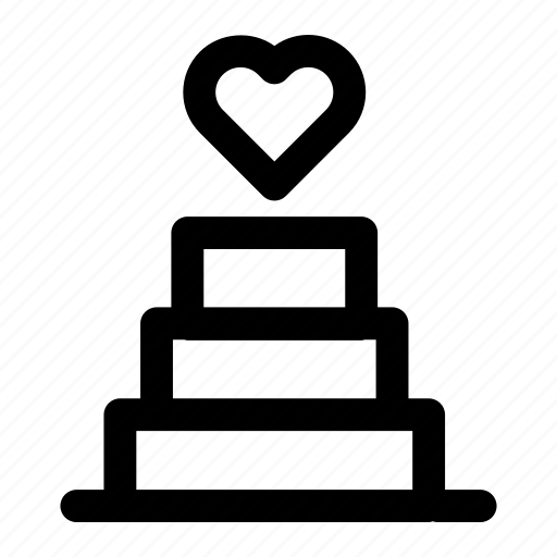 Food, sweet, wedding, cake, love icon - Download on Iconfinder