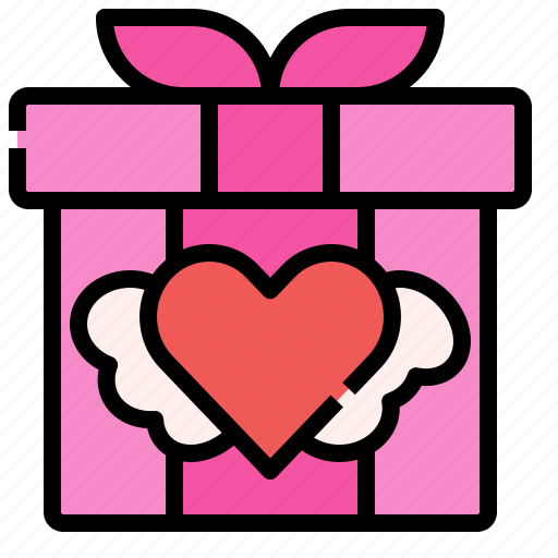 Gift, box, valentine, present, wedding icon - Download on Iconfinder