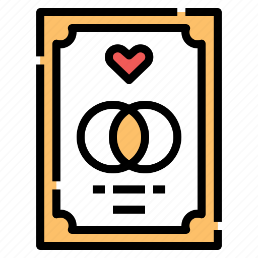 Marriage, certificate, document, contract icon - Download on Iconfinder
