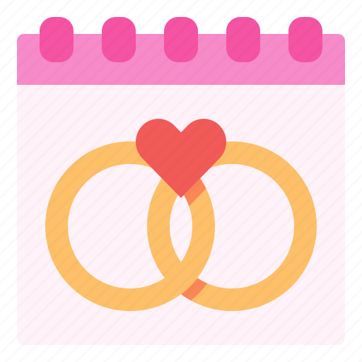 Calendar, anniversary, schedule, wedding, date icon - Download on Iconfinder