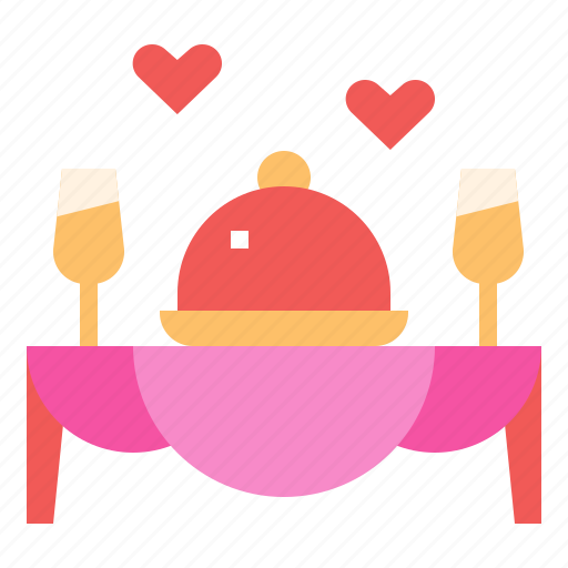 Dinner, romantic, meal, dish icon - Download on Iconfinder