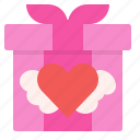 gift, box, valentine, present, wedding