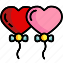 balloons, heart, birthday, party, love, romance, valentines, shaped, gaming