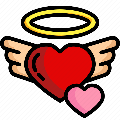 Heart, wings, love, romantic, angel, romance, valentines icon - Download on Iconfinder