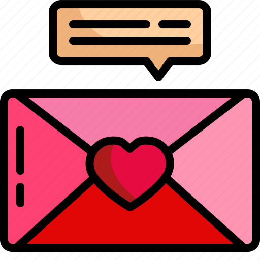 Love, letter, romance, mail, heart, message, email icon - Download on Iconfinder