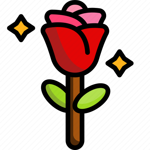 Rose, flower, farming, gardening, botanical, blossom, petals icon - Download on Iconfinder