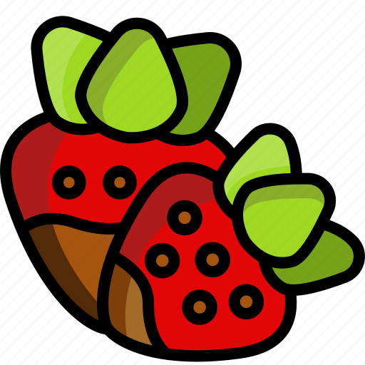 Strawberry, sweet, dessert, chocolate, cake, food, organic icon - Download on Iconfinder