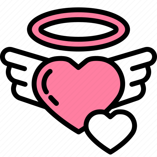 Heart, wings, love, romantic, angel, romance, valentines icon - Download on Iconfinder