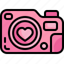 camera, valentines, photograph, photo, electronics, heart, love, digital 