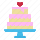cake, wedding, love, bakery, sweet, food