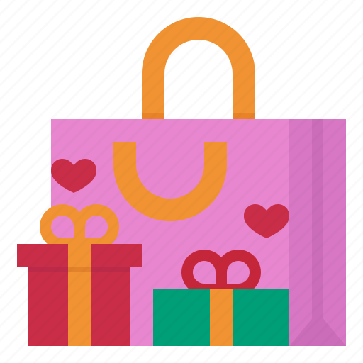 Gift, bag, box, heart, love, wedding icon - Download on Iconfinder