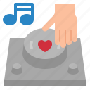 music, heart, love, dj, wedding, song