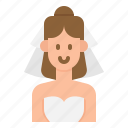 woman, dress, avatar, wedding, love, bride