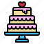 cake, wedding, love, bakery, sweet, food 