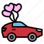 car, wedding, love, transport, heart, romantic 