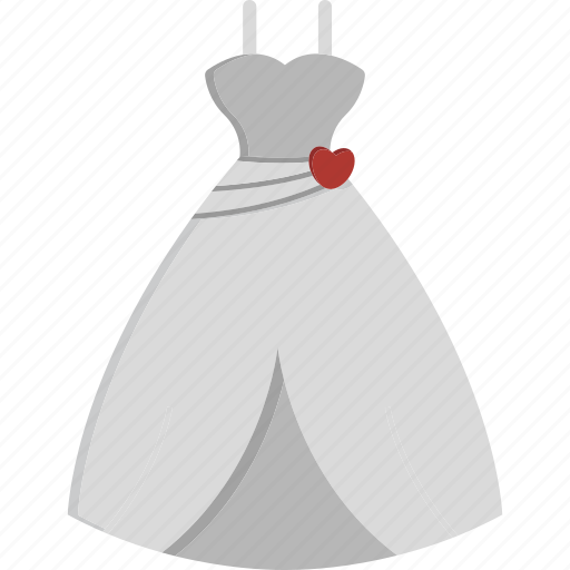 Dress, bride dress, wedding reception, engagement, love, party, wedding dress icon - Download on Iconfinder