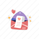 love, message, envelope, letter, wedding, romance, heart, marriage