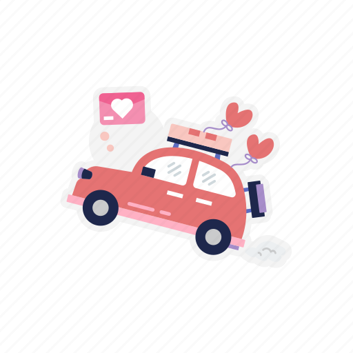 Wedding, car, love, romance, vehicle, marriage, transportation icon - Download on Iconfinder