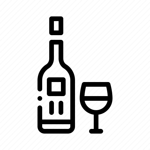 Champagne, wedding, party, bottle, glass, drink, wine icon - Download on Iconfinder