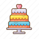 wedding, tart, romance, bakery, food, dessert, cake