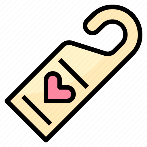 Disturb, do, hotel, love, not, room, sign icon - Download on Iconfinder