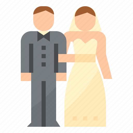 Bride, groom, love, married, wedding icon - Download on Iconfinder