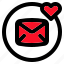 email, love, mail, heart, message, 1 