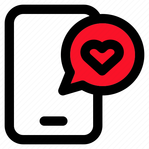 Phone, chat, love, dating, app, message icon - Download on Iconfinder