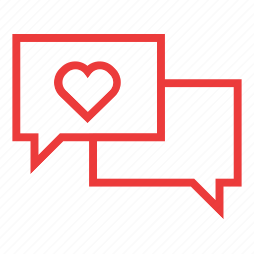 Chat, conversation, dating, love, love chat, valentine, wedding icon - Download on Iconfinder