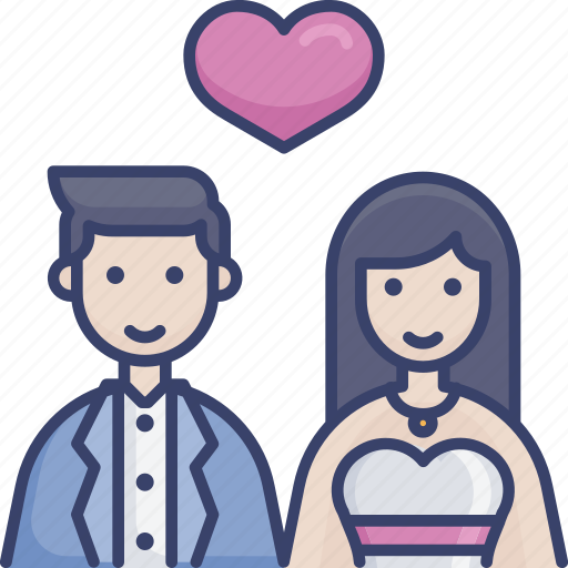 Bride, groom, man, marriage, union, woman icon - Download on Iconfinder