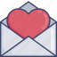 email, heart, invitation, invite, mail, romance 