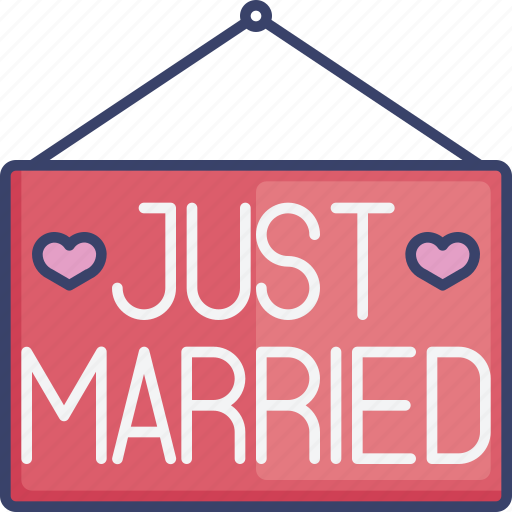 Celebrate, celebration, just, marriage, married, occasion, sign icon - Download on Iconfinder