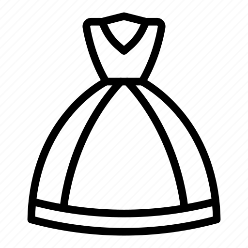 Party, wedding, gown icon - Download on Iconfinder