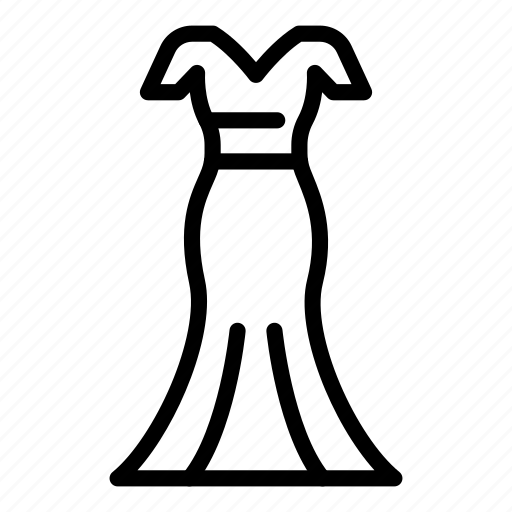Long, wedding, gown icon - Download on Iconfinder